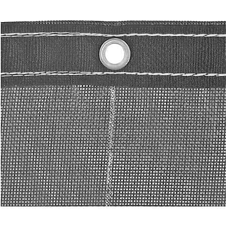 Heavy Duty Black Mesh Tarp 7 x 15 Foot