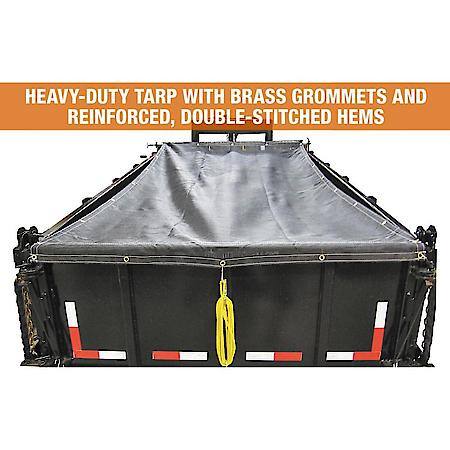 Aluminum Tarp System With Mesh Tarp 6-1/2 x 15 Foot