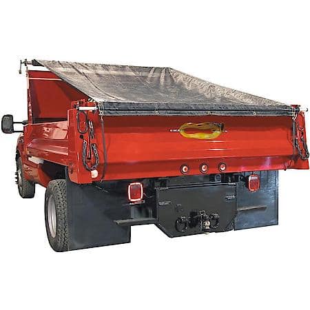 Aluminum Tarp System With Solid Tarp 7-1/2 x 15 Foot