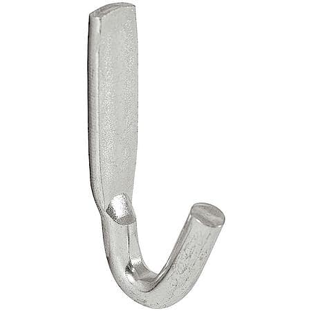 Aluminum Weld-On Tarp Hook, 3-1/4 Inch Length