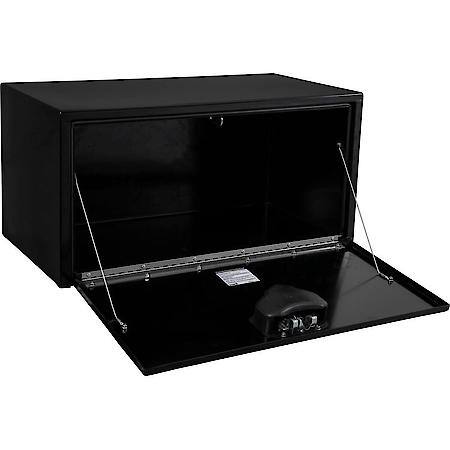 18x18x24 Inch Black Steel Underbody Truck Box With Paddle Latch