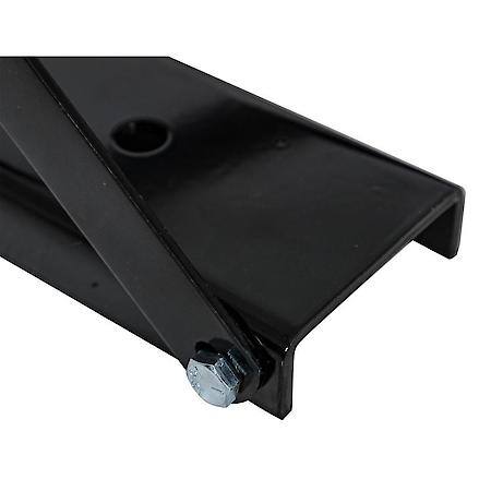 18x18 Inch Bolted Black Formed Steel Mounting Brackets
