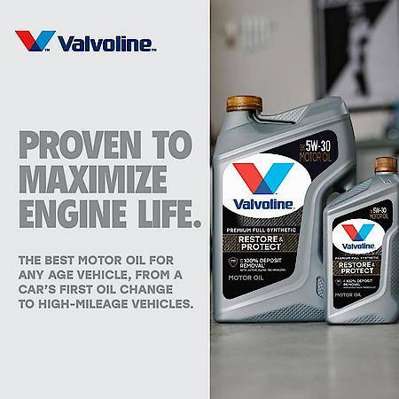 Restore & Protect 5W-30 Full Synthetic Motor Oil, Removes Deposits