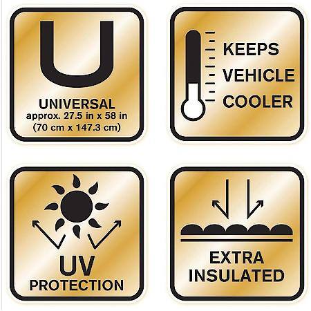 Yellowstone Dutton Ranch Sunshade: Universal Accordion Windshield
