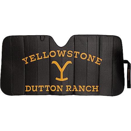 Yellowstone Dutton Ranch Sunshade: Universal Accordion Windshield