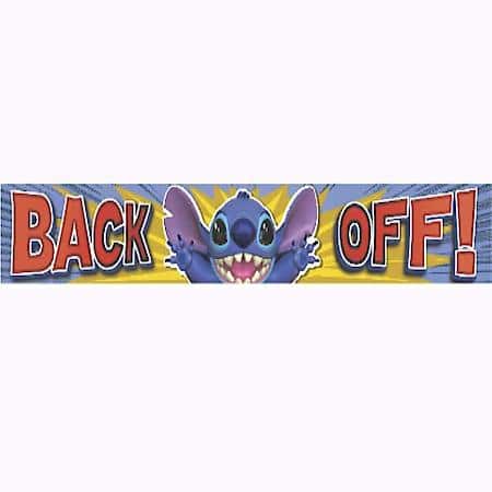 Stitch Back Off Landscape Sticker