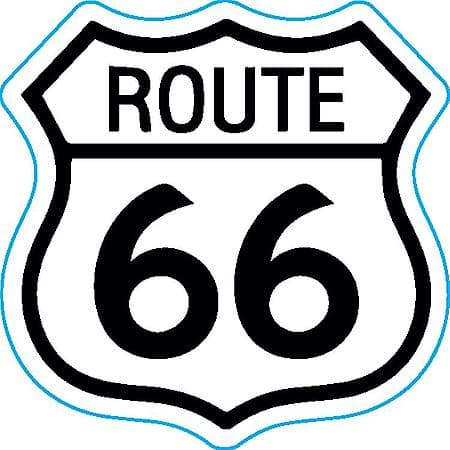 ROUTE 66 VINL MAGNET