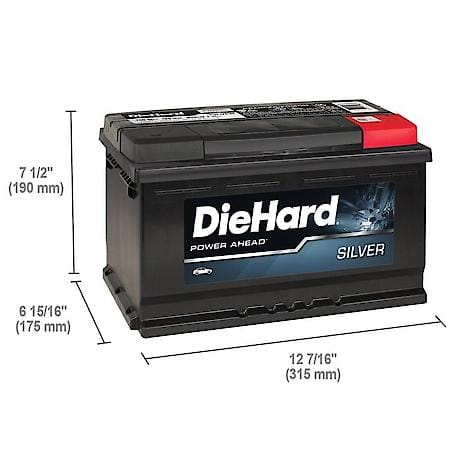 Battery : H7 Group Size, 750 CCA, 935 CA, 120 Minute Reserve Capacity