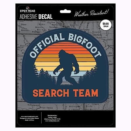 Bigfoot Search Team Adhesive Decal