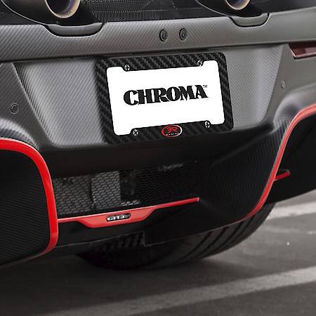 R-Racing Carbon Fiber Plastic License Plate Frame