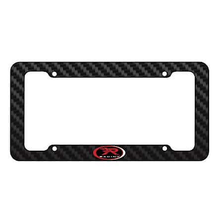 R-Racing Carbon Fiber Plastic License Plate Frame