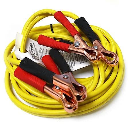 Standard Service Battery Booster Cables, 10 Gauge, 10' long