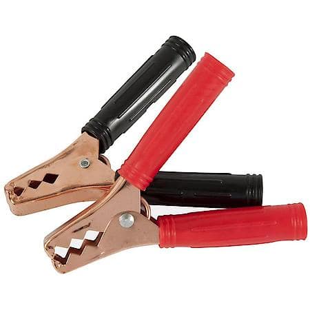 Copper-Plated Steel Battery Booster Cable Clamp, Crimp Type
