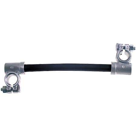 Offset Angle Jumper Cable, 12", Black, 1 Gauge
