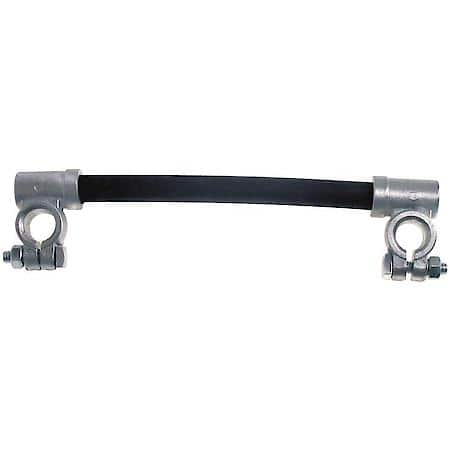 Same Side Jumper Cable, 12", Black, 2/0 Gauge