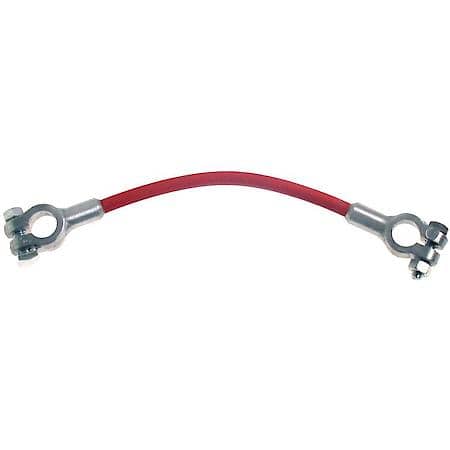 Top Post Jumper Cable, Red, 12", top post style