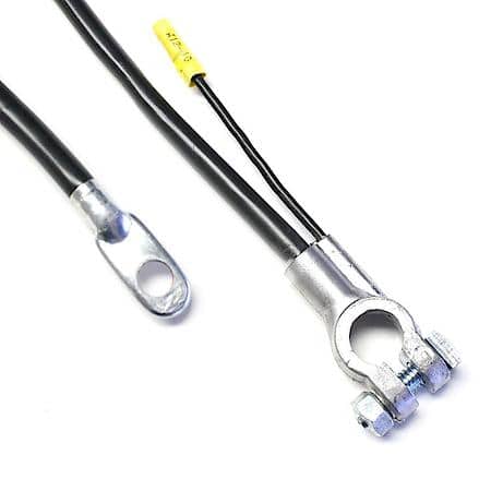 Post Terminal Battery Cable, 4 Gauge, 25", Fits up to 3/8" Stud