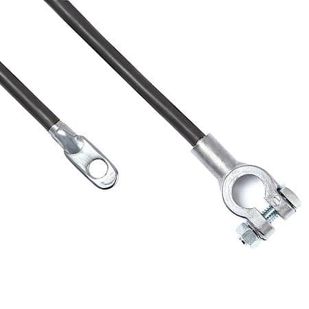 Post Terminal Battery Cable, 4 Gauge, 20", Fits up to 3/8" Stud