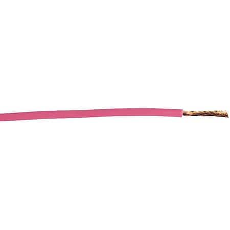 Primary Wire - Rated 105 Deg. C, Pink, 10 Gauge