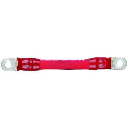 Top Stud Stackable Battery Cable, 2/0 Gauge, 7", Red