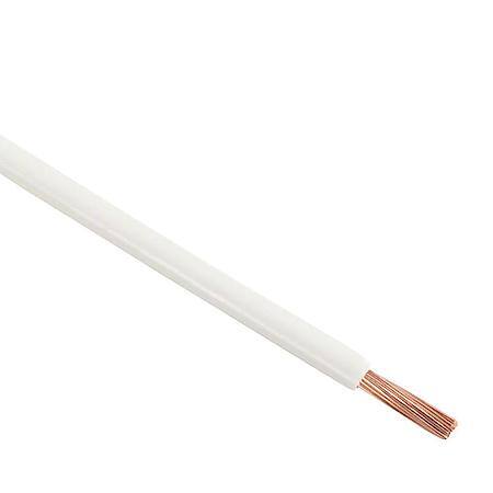 Primary Wire - Rated 105 Deg. C, White, 12 Gauge