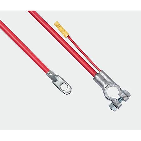 Post Terminal Battery Cable, 2 Gauge, 32", Fits up to 3/8" Stud