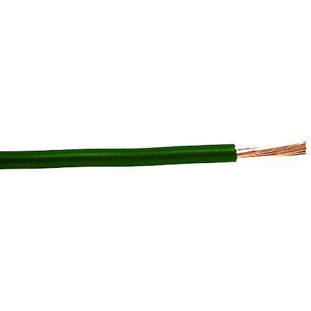 Primary Wire - Rated 105 Deg. C, Dark Green, 14 Gauge