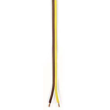Bonded Parallel Wire, Yellow/Brown, 16/2 Gauge