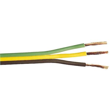 Bonded Parallel Wire, Brown/Yellow/Green, 14/3 Gauge