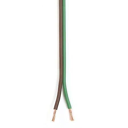 Bonded Parallel Wire, Green/Brown, 16/2 Gauge