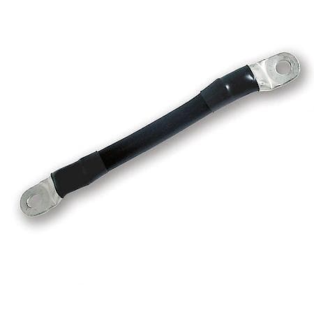 Top Stud Stackable Battery Cable, Black, 2/0 Gauge, 9"
