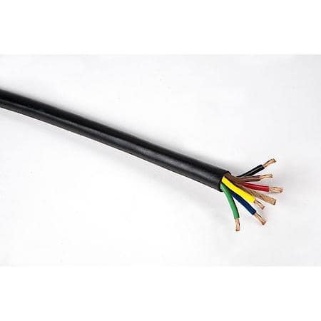 Trailer Cable Wire, Red/Blue/Green/Yellow/Brown/Black, 14/6 Gauge