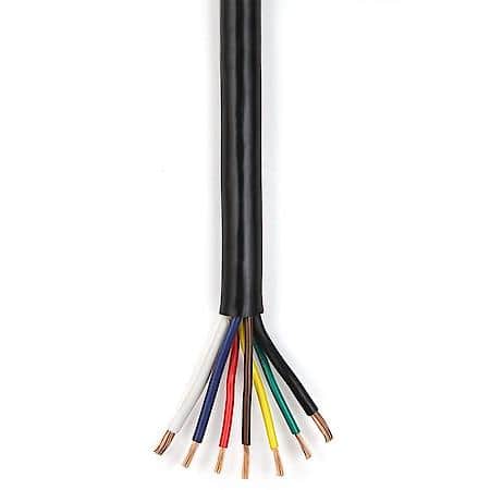 RV Cable Wire, Dark Blue/Brown/Black/Dark Green/Red/White/Yellow, 14/4-10/2-12/1 Gauge