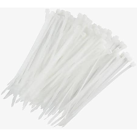 Standard Cable Ties, 7", White