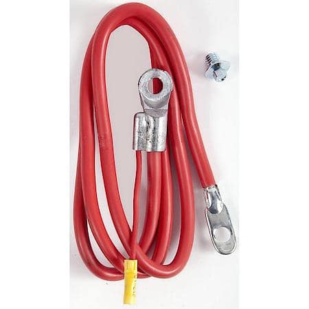 Side Terminal Battery Cable, 35", Fits up to 3/8" Stud, 4 Gauge, Black