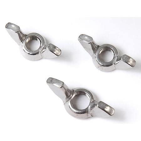 Battery Wing Nuts - Contains one 3/8" and two 5/16" wing nuts