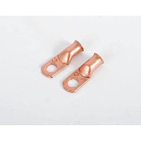 Copper Battery Cable Lugs, 4 Gauge, 5/16" Stud Hole