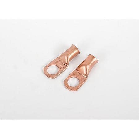 Copper Battery Cable Lugs, 2 Gauge, 5/16" Stud Hole