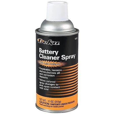 Battery Cleaner Spray with Acid Indicator