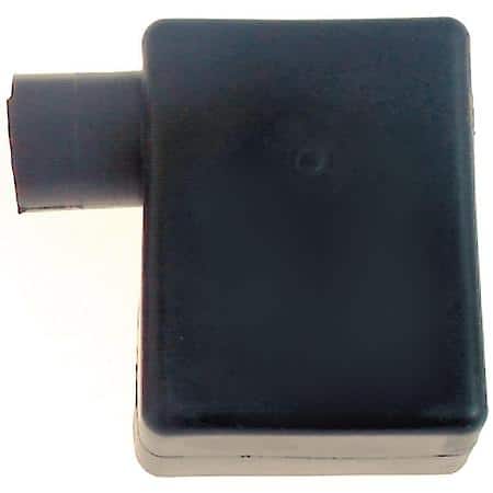 Battery Terminal Protector Right Elbow Boots, Black, Fits 2 Gauge Cables