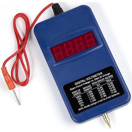 Digital Battery Voltmeter