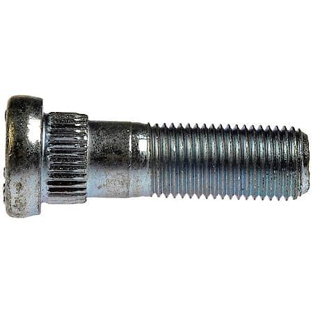Wheel Stud: Serrated Stud, M12-1.25 Thread Size, RHT, 1 Pack