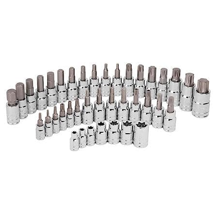 Hex and Star Bit Socket Set, 39 Piece