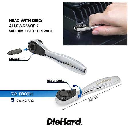 1/4 in. Drive Bits Set, 34 Piece, 72 Tooth