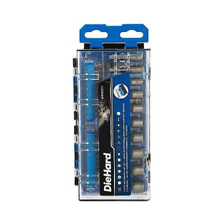 1/4 in. Drive Nut Driver & Bit Set: S2 Steel, SAE & Metric Coverage, 113┬┐Piece