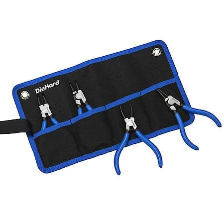 Precision Snap Ring Pliers Set: Precision Tips for Accurate Fit, 5┬┐1/2 in., 4┬┐Piece