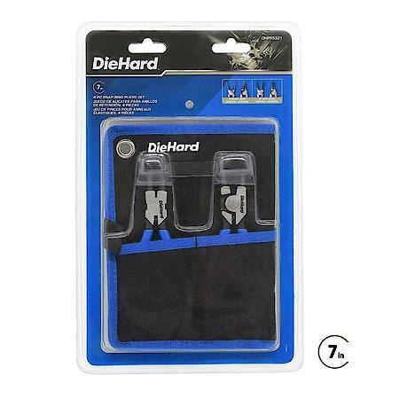 7 in. Precision Snap Ring Pliers Set: Precision Tips for Accurate Fit and Control, 4┬┐Piece