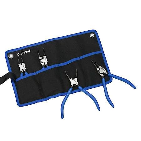 7 in. Precision Snap Ring Pliers Set: Precision Tips for Accurate Fit and Control, 4┬┐Piece