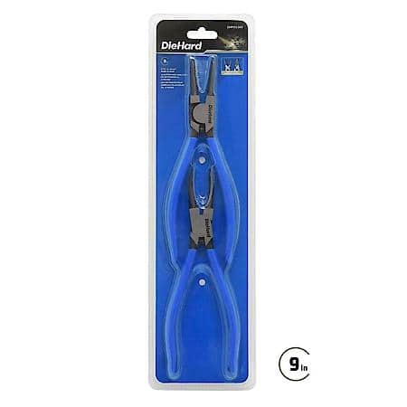 9 in. Precision Snap Ring Pliers Set: Precision Tips for Tight Spaces, 2┬┐Piece