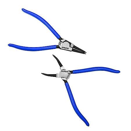9 in. Precision Snap Ring Pliers Set: Precision Tips for Tight Spaces, 2┬┐Piece